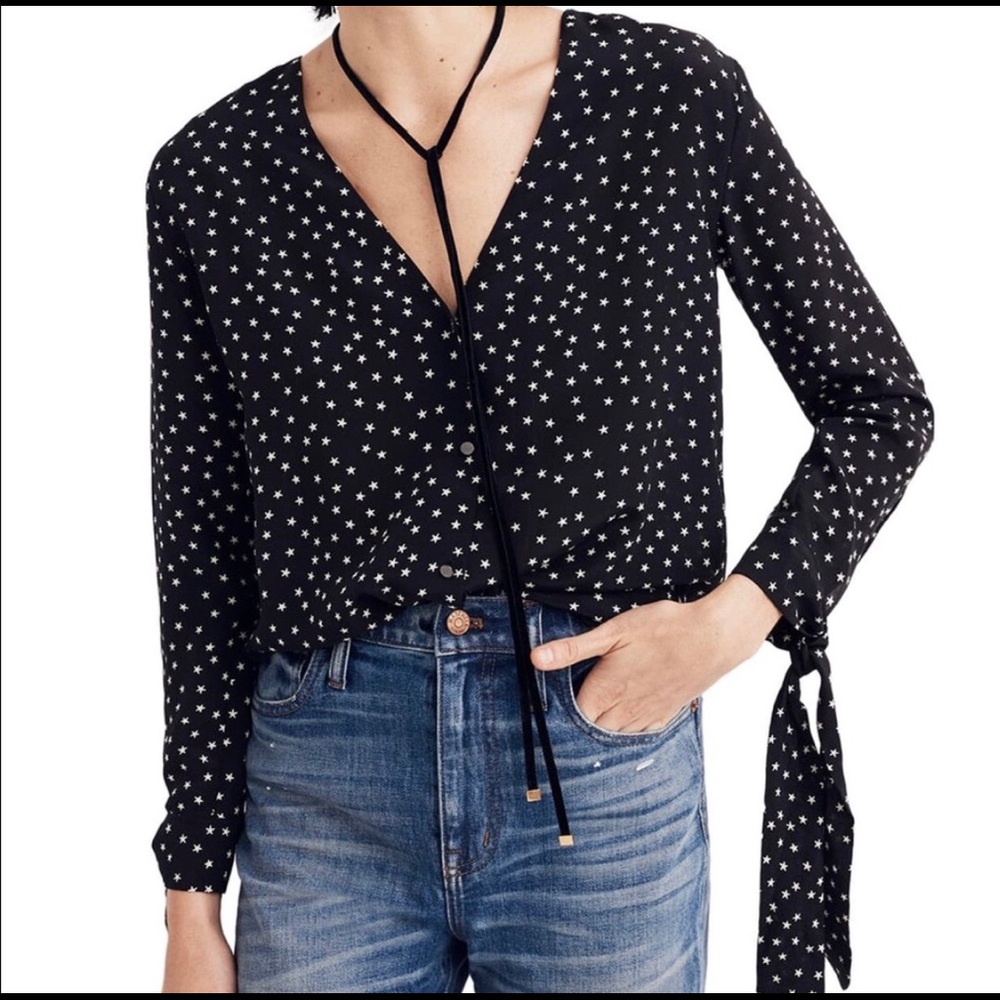 Madewell star blouse